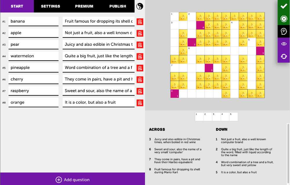 Real-time online puzzle maker